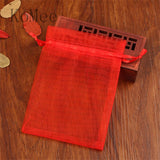 50pcs Organza Bags Candy Jewelry Pouches Wedding Party Favor Drawstring Gift Bag