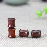 50pcs Natural Rosewood/Sandalwood Bamboo Beads Bracelets Necklace Wooden Bea