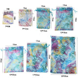 50pcs Colorful Drawstring Organza Jewelry Bags Wedding Christmas Gift Pouches