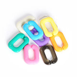 50pcs Acrylic Buckle Square Chain DIY Jewelry Glasses Mobile Chains