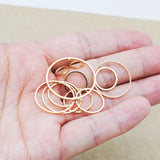50pcs Copper KC Round Jewelry Pendants DIY Making&Finding