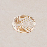 50pcs Copper KC Round Jewelry Pendants DIY Making&Finding