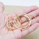 50pcs Copper KC Round Jewelry Pendants DIY Making&Finding