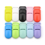 50pcs Baby Plastic 15mm Pacifier Clips Soother Holder For Baby Feeding Tools