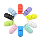 50pcs Baby Plastic 15mm Pacifier Clips Soother Holder For Baby Feeding Tools