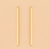 50pcs Long Bar Charms Pendants for DIY Earrings Making Accessories