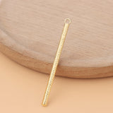 50pcs Long Bar Charms Pendants for DIY Earrings Making Accessories