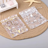 50pcs Love Heart Organza Bags Wedding Candy Gift Pouches