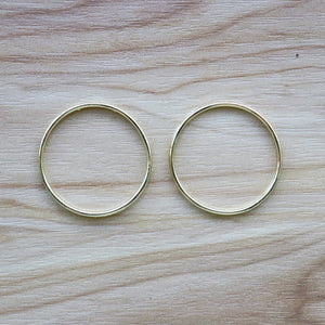 50pcs/Lot Open Round Circle Charms Pendants for DIY Earrings Jewelry Making