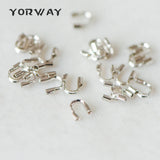 50pcs Gold/Silver Wire Guardians 4.5mm Thread Protectors