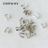 50pcs Gold/Silver Wire Guardians 4.5mm Thread Protectors