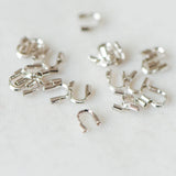 50pcs Gold/Silver Wire Guardians 4.5mm Thread Protectors