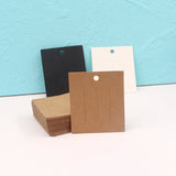 50pcs High Abrasion Resistant Kraft Paper Hairpin Card Jewelry Brooch Tags