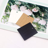 50pcs High Abrasion Resistant Kraft Paper Hairpin Card Jewelry Brooch Tags