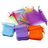 50pcs/Lot Multicolor Organza Bags Gift Storage Wedding Pouches