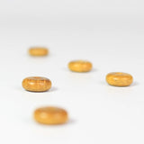 50pcs Natural Yellow Sandalwood Beads 8mm DIY Rosary Jewelry Making