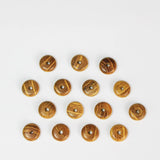 50pcs Natural Yellow Sandalwood Beads 8mm DIY Rosary Jewelry Making