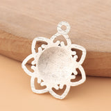 50pcs Tibetan Silver Charms Pendants for Necklace Jewelry Making