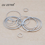 50pcs Rhodium Round Geometric Accessories DIY Jewelry Making