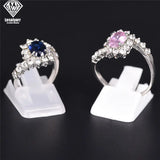 50pcs/Lot Plastic Frosted Ring Jewelry Displays Holder Stand Arrival