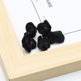 50pcs Matte Acrylic Rose Flower Beads DIY Jewelry Making 9x15mm