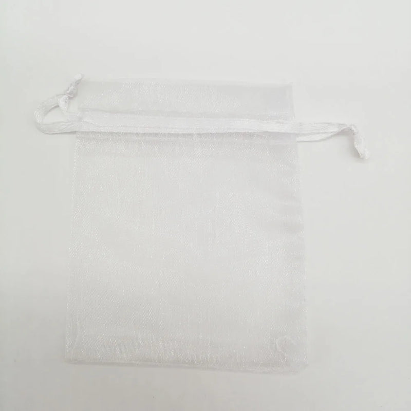 50pcs Small Organza Drawstring Pouch Jewelry Packaging Display Gift Bags