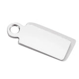 50pcs Stainless Steel Dog Tags Pendants for Necklace DIY
