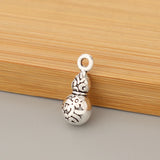 50pcs Tibetan Silver/Gold 3D Cucurbit Gourd Charms Pendants for DIY Necklace