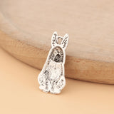50pcs Tibetan Silver Rabbit Hare Charms for DIY Jewelry Making