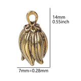 50pcs Vintage Charms For Jewelry Making Flower Crafts DIY Earrings