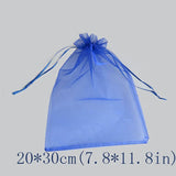 50pcs Organza Pouches Bags 18 Colors Drawable Gift Bags for Jewelry Packing