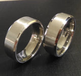 50pcs Men Women Classic Band Wedding Rings 316L Stainless Steel Man Jewelry