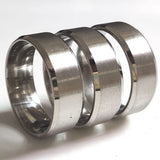 50pcs Men Women Classic Band Wedding Rings 316L Stainless Steel Man Jewelry