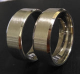50pcs Men Women Classic Band Wedding Rings 316L Stainless Steel Man Jewelry