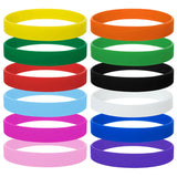 50pcs Sports Silicone Bracelets Friendship Hand Bands Bangle Basketball Cuff
