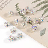 50pcs Crystal Rhinestone Bayberry Ball Beads 6 8 10mm Round Loose Spacer Beads