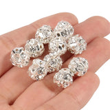 50pcs Crystal Rhinestone Bayberry Ball Beads 6 8 10mm Round Loose Spacer Beads