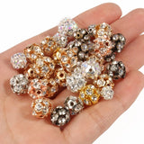 50pcs Crystal Rhinestone Bayberry Ball Beads 6 8 10mm Round Loose Spacer Beads