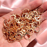 50pcs Rhodium Earring Clasps Hooks Findings for DIY Jewelry Making
