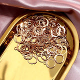 50pcs Rhodium Earring Clasps Hooks Findings for DIY Jewelry Making