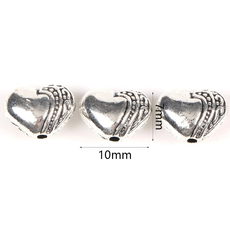 50pcs Silver Star Wing Spacer Beads for DIY Jewelry Making