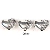 50pcs Silver Star Wing Spacer Beads for DIY Jewelry Making