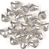 50pcs Silver Star Wing Spacer Beads for DIY Jewelry Making