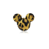 50pcs Mickey Flower Print Silicone Teething Beads BPA DIY Necklace
