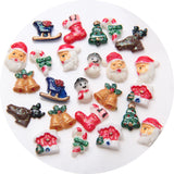 50pcs Mini Christmas Manicure Bag Resin Accessories DIY Mobile Shell Material