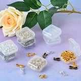 50pcs Mini Plastic Storage Containers Box Pill Medicine Holder Organizer Jewelry