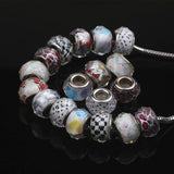 50pcs Resin Cut&Faceted Big Hole Loose Beads for European Jewelry Bracelet