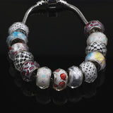 50pcs Resin Cut&Faceted Big Hole Loose Beads for European Jewelry Bracelet