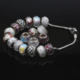 50pcs Resin Cut&Faceted Big Hole Loose Beads for European Jewelry Bracelet