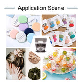 50pcs Mix Printed Plastic Bags with Handle for Shopping Jewelry Storage